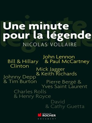 cover image of Une minute pour la légende